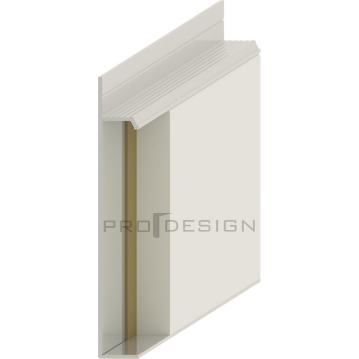 Плинтус скрытого монтажа Pro Design Universal 235 (не анод. алюминий)